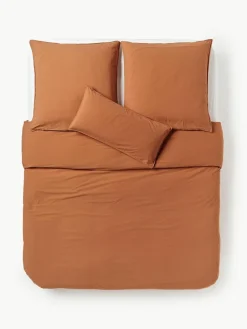 Gewaschener Baumwollperkal-Bettdeckenbezug Debbie