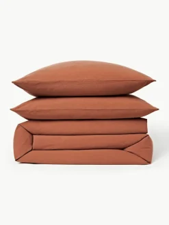 Gewaschener Baumwollperkal-Bettdeckenbezug Leonie