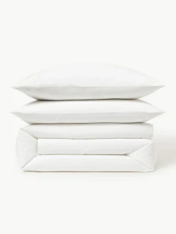 Gewaschener Baumwollperkal-Bettdeckenbezug Leonie