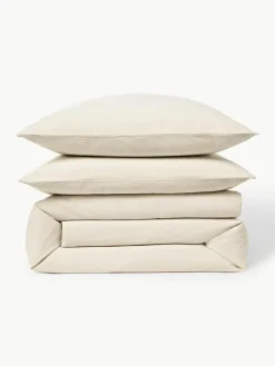 Gewaschener Baumwollperkal-Bettdeckenbezug Leonie