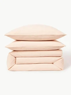 Gewaschener Baumwollperkal-Bettdeckenbezug Leonie