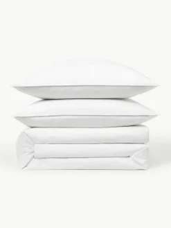 Gewaschener Baumwollperkal-Bettdeckenbezug Debbie