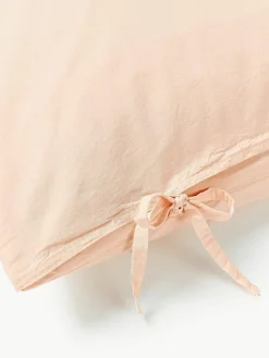 Gewaschener Baumwollperkal-Kopfkissenbezug Leonie