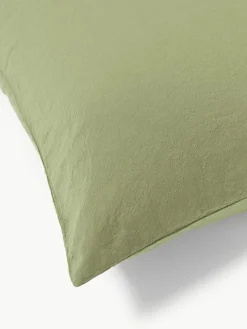 Gewaschener Baumwollperkal-Kopfkissenbezug Leonie