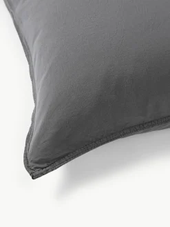 Gewaschener Baumwollperkal-Kopfkissenbezug Debbie