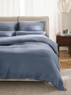 Gewaschener Leinen-Bettdeckenbezug Airy