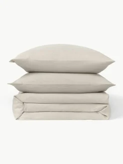 Gewaschener Leinen-Bettdeckenbezug Airy