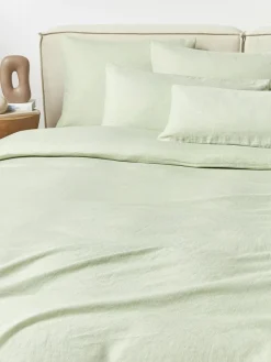 Gewaschener Leinen-Kopfkissenbezug Airy