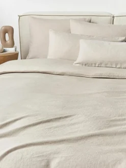 Gewaschener Leinen-Kopfkissenbezug Airy