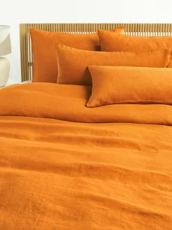 Gewaschener Leinen-Kopfkissenbezug Airy