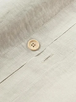 Gewaschener Leinen-Kopfkissenbezug Airy