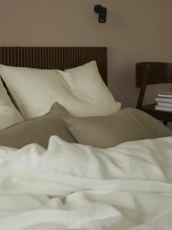 Gewaschener Leinen-Kopfkissenbezug Airy