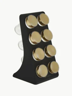 Gewürzregal Master Class mit Gewürzdosen, 9er-Set