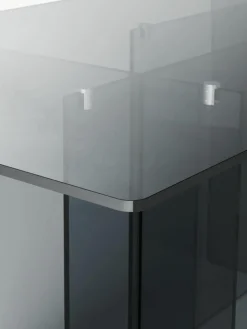 Glas-Esstisch Anouk, 180 x 90 cm