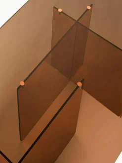 Glas-Esstisch Anouk, 180 x 90 cm