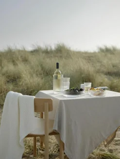 Glas-Flaschenkühler Pilastro mit Rillenrelief