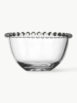 Glas-Schälchen Perles mit Randdekor, 2 Stück