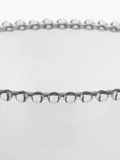 Glas-Schüssel Perloa mit Randdekor