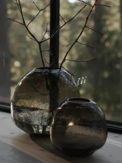 Glas-Vase Pebble, Ø 28 cm