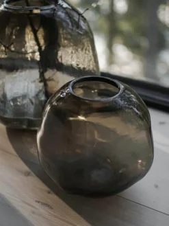 Glas-Vase Pebble, H 20 cm