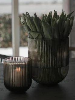 Glas-Vase Simple Stripe, H 22 cm