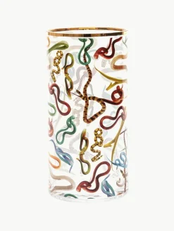 Glas-Vase Snakes, H 30 cm