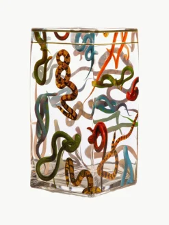 Glas-Vase Snakes, H 30 cm