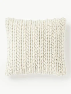 Grobstrick-Kissenhülle Idra