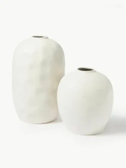 Große Bodenvase Bruno aus Steingut, H 62 cm