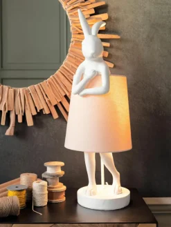 Große Design Tischlampe Rabbit