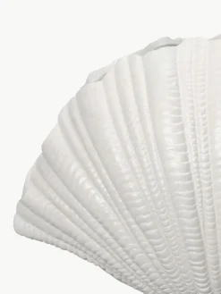 Große Design-Vase Shell in Muschel-Form, H 21 cm
