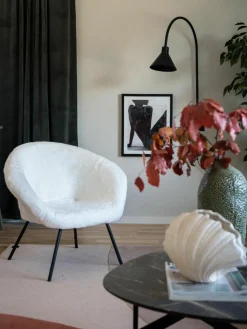 Große Design-Vase Shell in Muschel-Form, H 21 cm