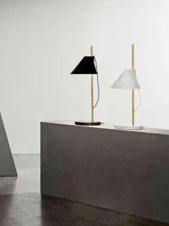 Große dimmbare LED-Tischlampe Yuh mit Timerfunktion