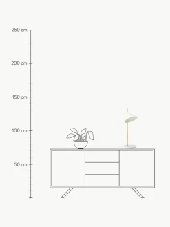 Große dimmbare LED-Tischlampe Yuh mit Timerfunktion