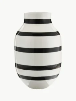 Große handgefertigte Keramik-Vase Omaggio, H 31 cm