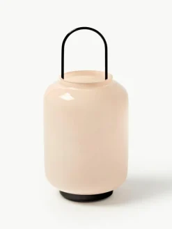 Große mundgeblasene Laterne Lumino, H 35 cm