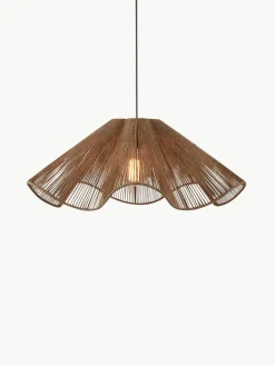 Große Pendelleuchte Nami aus Jute