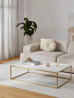 Großer Marmor-Couchtisch Alys