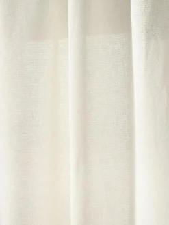 Halbtransparente Gardine Harmony mit Tunnelsaum, 2 Stück