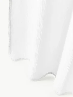 Halbtransparente Musselin-Gardinen Malvina mit Tunnelsaum, 2 Stück