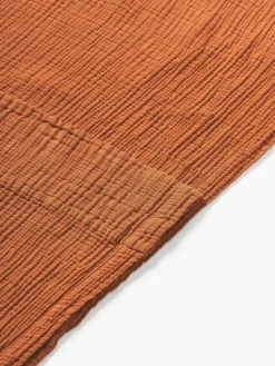 Halbtransparente Musselin-Gardine Malvina mit Tunnelsaum, 2 Stück