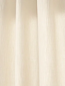 Halbtransparente Musselin-Gardine Malvina mit Tunnelsaum, 2 Stück