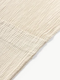 Halbtransparente Musselin-Gardine Malvina mit Tunnelsaum, 2 Stück