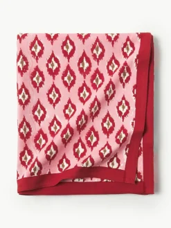 Handbedruckte Baumwoll-Tischdecke Atahan