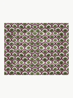 Handbedruckte Baumwoll-Tischsets Azra, 4 Stück