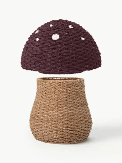 Handbemalte Aufbewahrungskorb Corintha mit Deckel