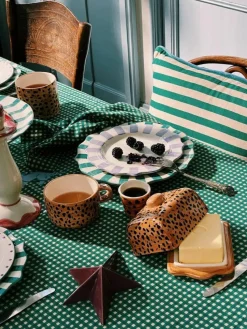 Handbemalte Espressotassen Leopard, 2 Stück