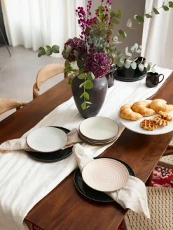 Handbemalte Frühstücksteller Patrizia, 3er-Set