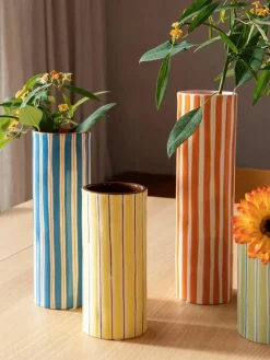 Handbemalte Porzellan-Vase Ray, H 18 cm