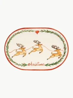 Handbemalte Servierplatte Rudolph
